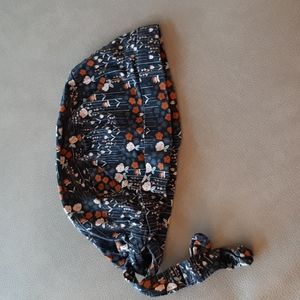 Navy Garden Scrub Cap